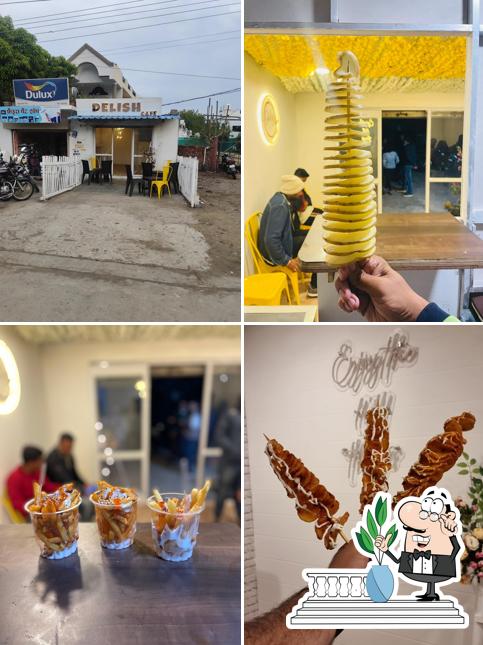 The exterior of Delish Cafe