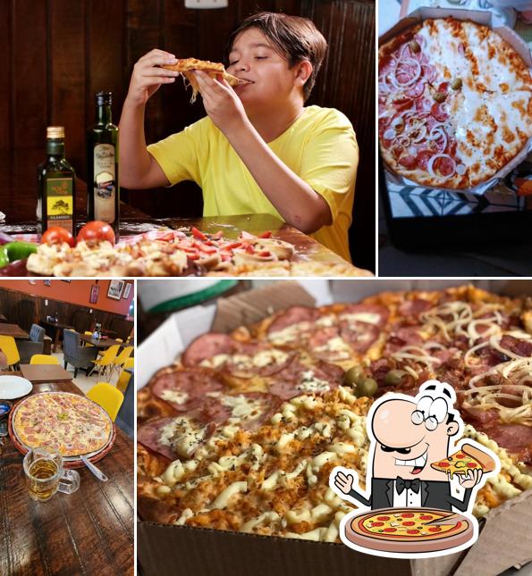 Consiga diferentes estilos de pizza