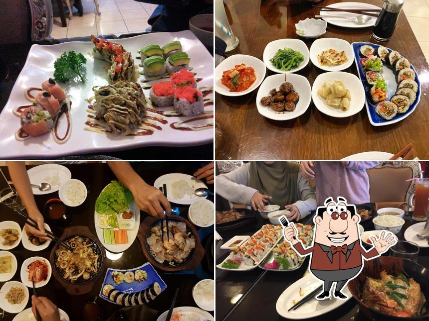 Meals at Hae Kum Gang Korean Restaurant