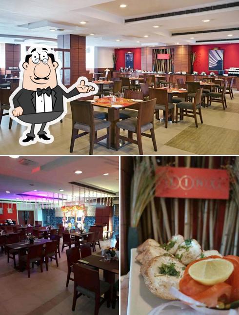 The interior of Linx Restaurant