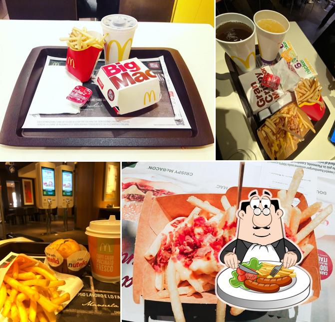 Platti al McDonald's Milano Buonarroti