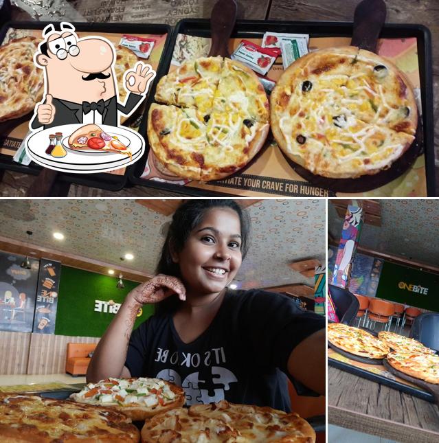 At One Bite Restaurant Mithanpura, Muzaffarpur, you can order pizza