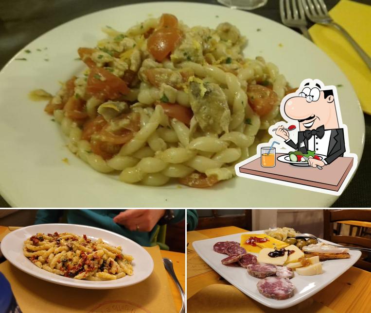 Platti al Osteria Il Gallo e L'innamorata