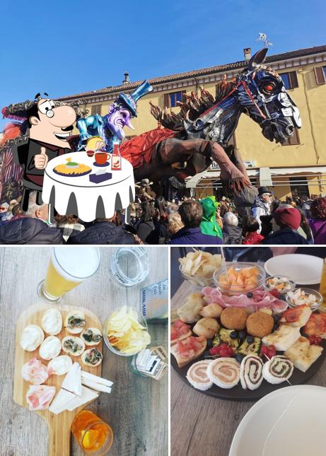 Piatto di formaggi al Bar Giardini