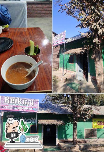 This is the photo showing exterior and beverage at Reikom Restaurant