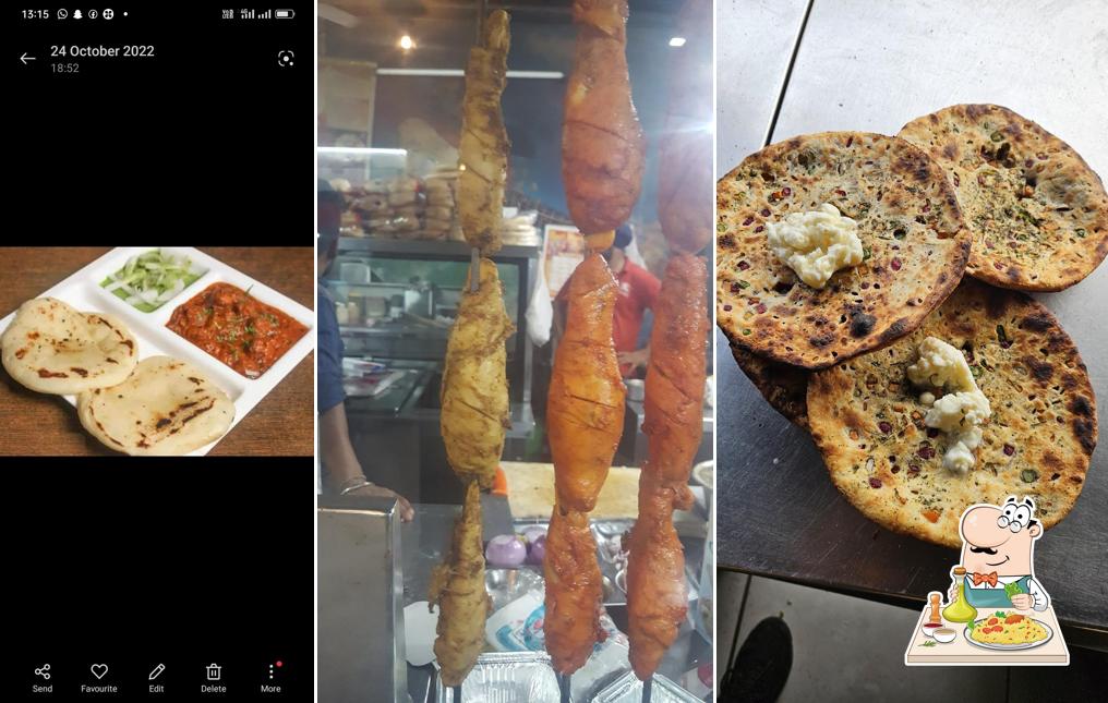 Food at Amritsari Kulcha (Apni Nighi Rasoi)