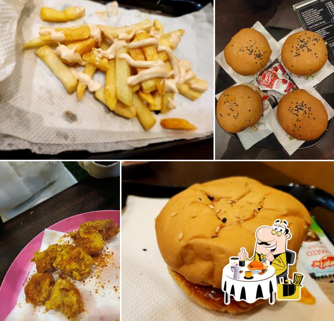 Meals at Bombay burger's Borli