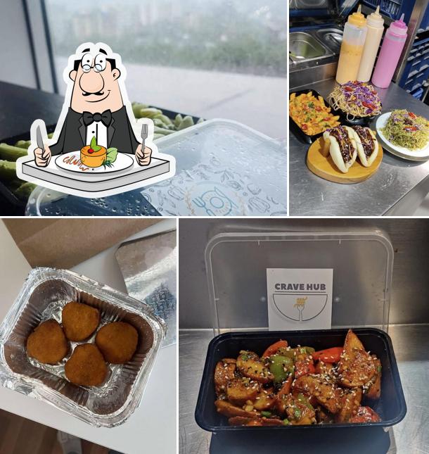 Food at Crave Hub