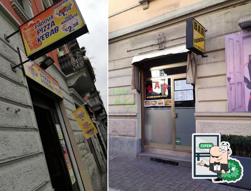 Gli esterni di Padova Pizza Kebab