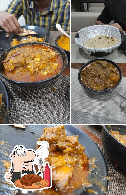 Get meat dishes at Rao Champaran Handi Mutton