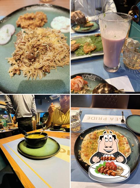 Food at Sea Pride Fine Dine Restaurant