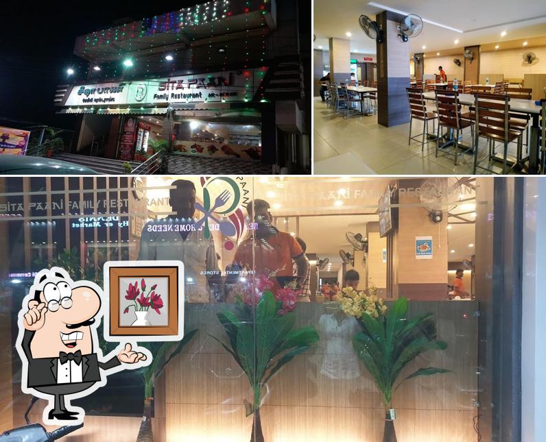 The interior of Sitapaani Restaurant