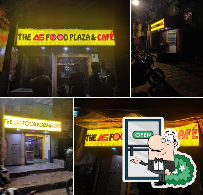 The exterior of The A.S. Food Plaza & Café
