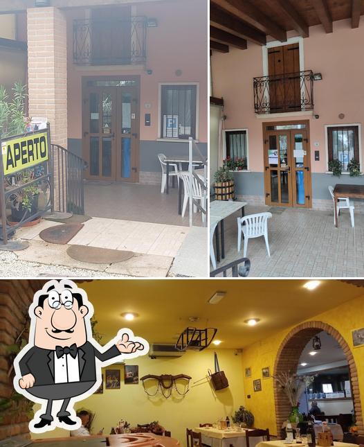 Gli interni di Trattoria Al Monte