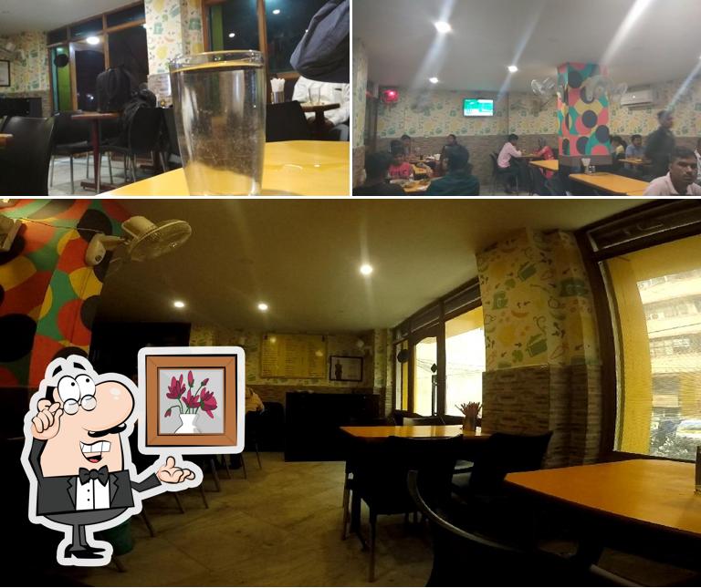 The interior of Biryani House