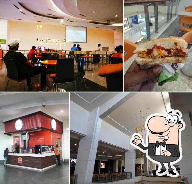 The interior of Burger King