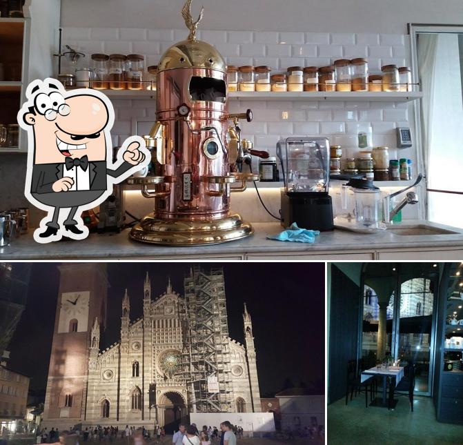 La interni e esterno del ristorante