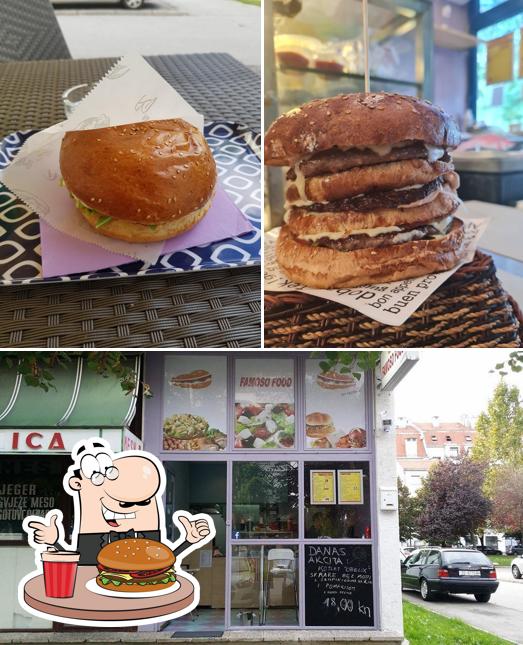 Concediti un bell'hamburger a Famoso Food