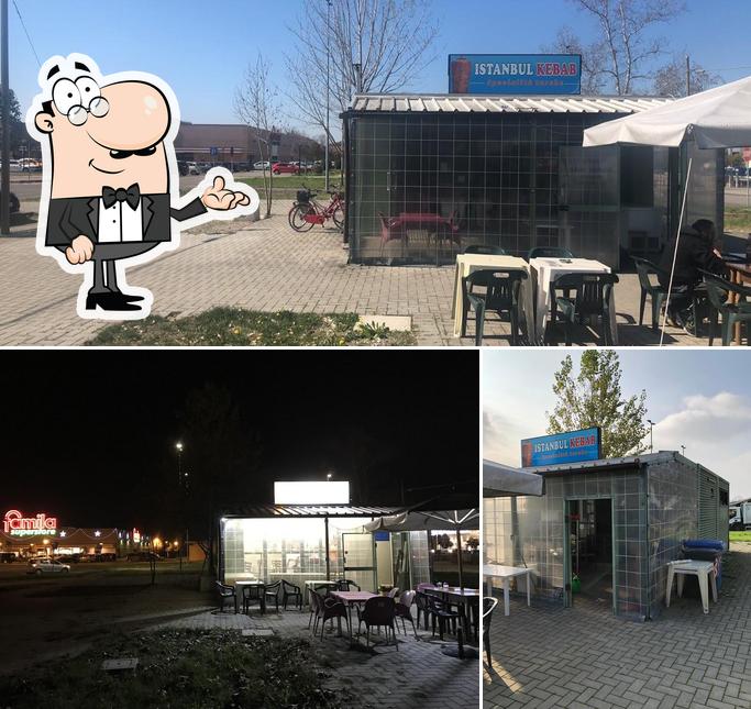 Gli interni di İstanbul kebab