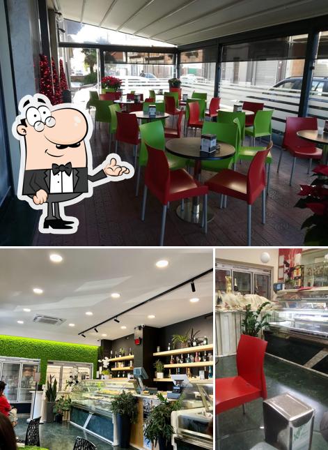 Gli interni di MIMOSA bar- pasticceria- gelateria