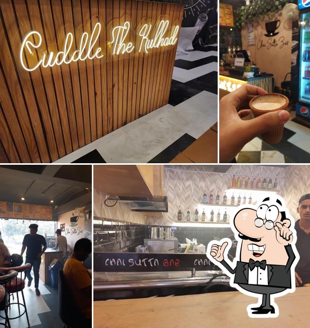 Check out how Chai Sutta Bar Sec-62 Noida looks inside