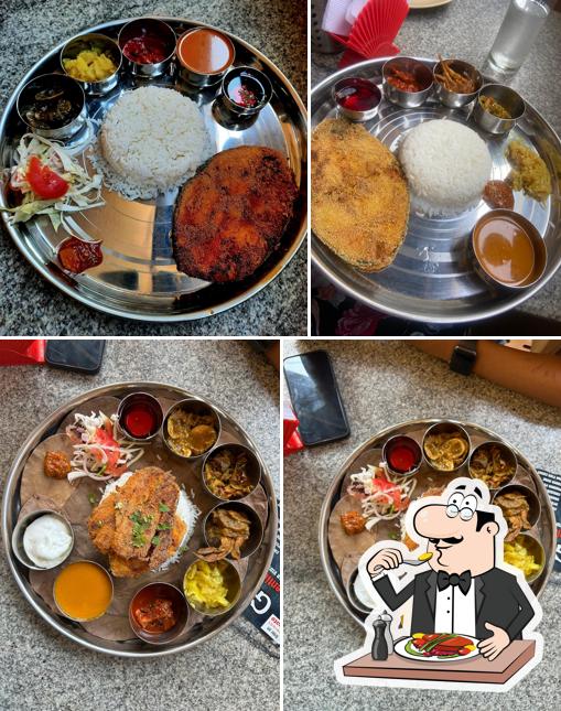 Food at Ghoter authentic goan restaurant