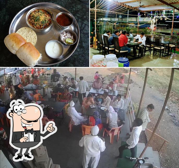 The photo of interior and food at Gargi Hotel