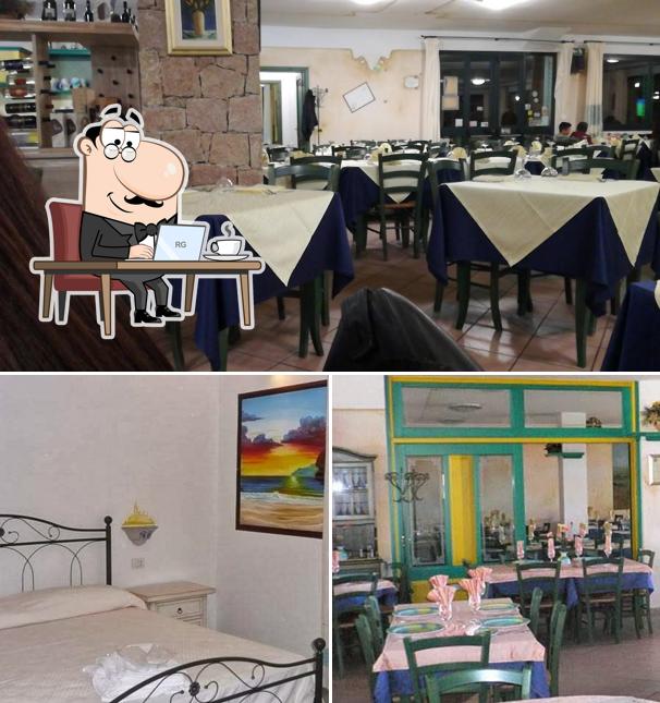 Gli interni di Hotel La Ciaccia