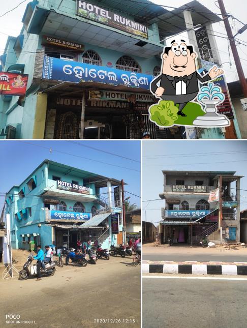 The exterior of Hotel Rukmini