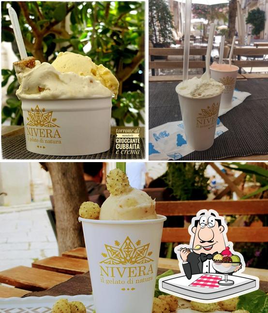 NIVERA il gelato di natura serve un'ampia selezione di dolci
