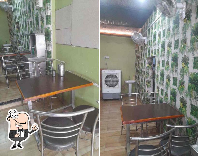 The interior of Prayag Fast Food