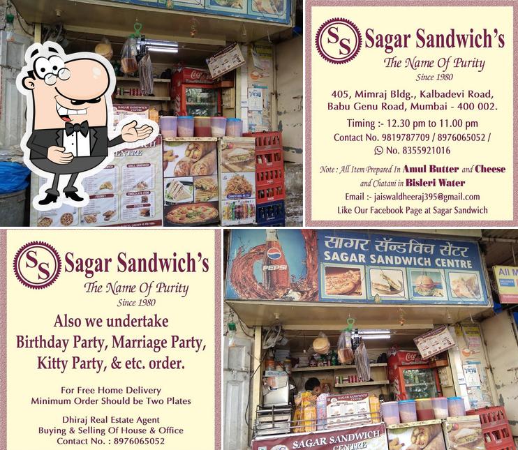 Look at this pic of Sagar Sandwich Centre