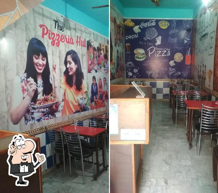 The interior of The pizzeria hut