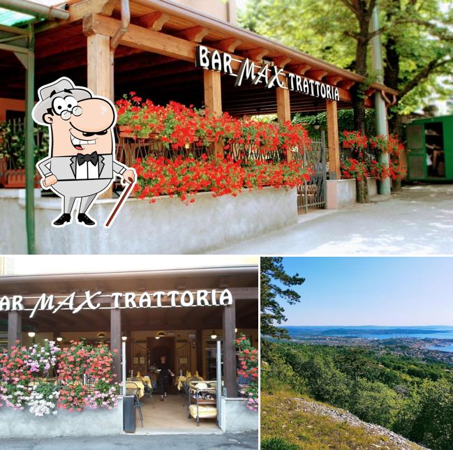 Gli esterni di Trattoria Max Trieste