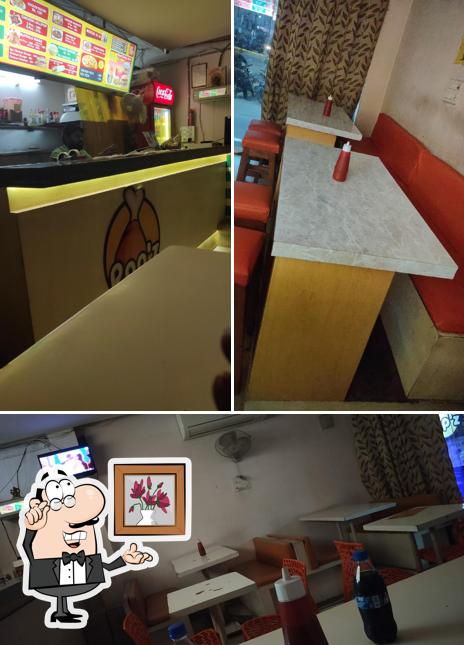 The interior of Rapzee Fried Chicken