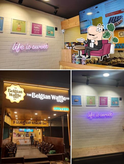 The interior of The Belgian Waffle Co