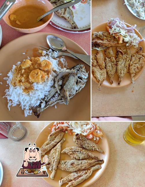 Order meat meals at The Fish House