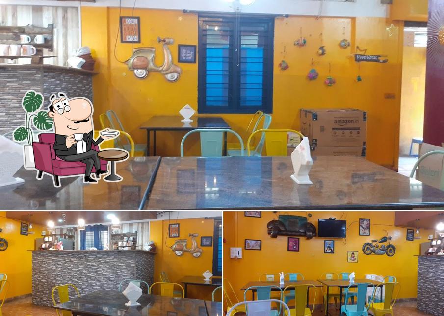 Check out how Banana Leaf Restaurant [Veg and non-veg] looks inside