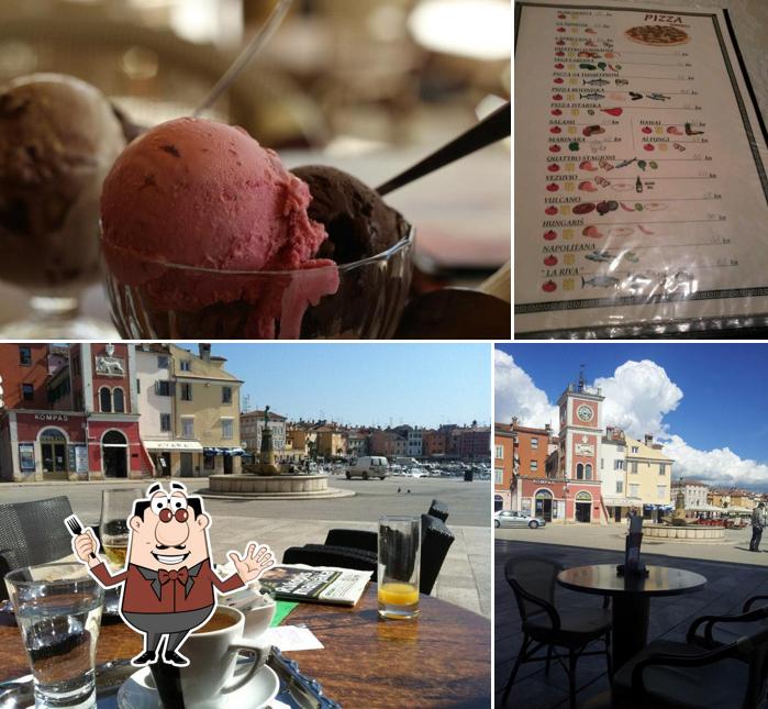 La foto della cibo e esterno di Caffeteria Piazza