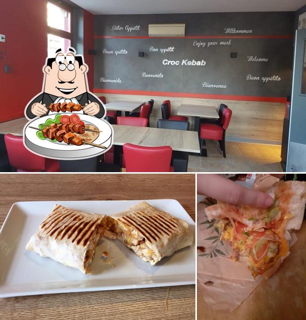 L’image de la nourriture et intérieur de Croc Kebab Nancy - Kebab - Tacos - Burger’s