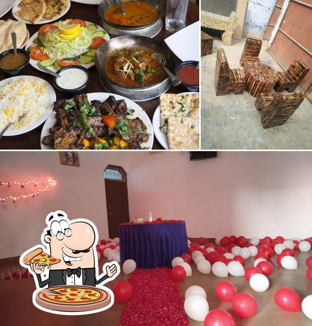 Get pizza at G V Cafe & Marriage Garden Restaurant