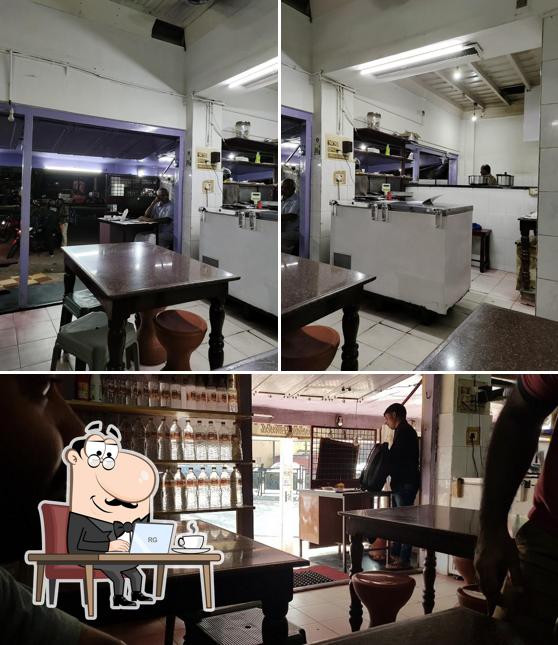 The interior of Hot Spot Sea Food Restaurant