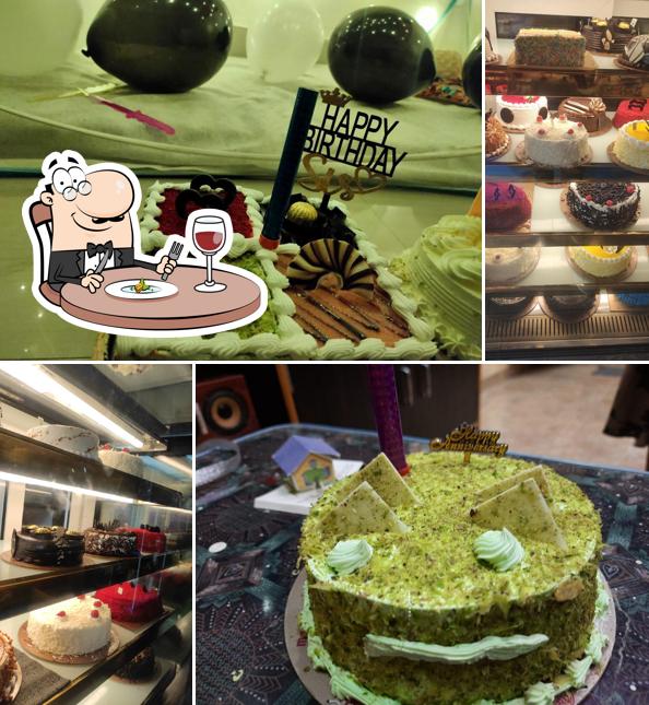 Food at Monginis cake shop