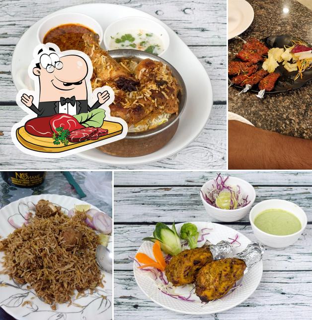 Order meat meals at Swathi Restaurant