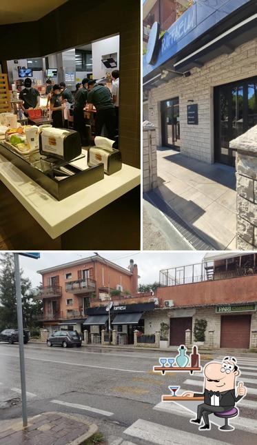 La immagine di interni e esterno da Panificio Raffaelli
