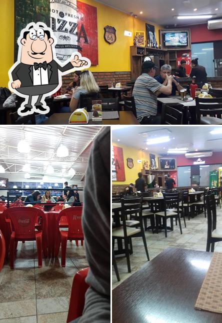 Veja imagens do interior do Fast Burguer X e Pizzas Coral
