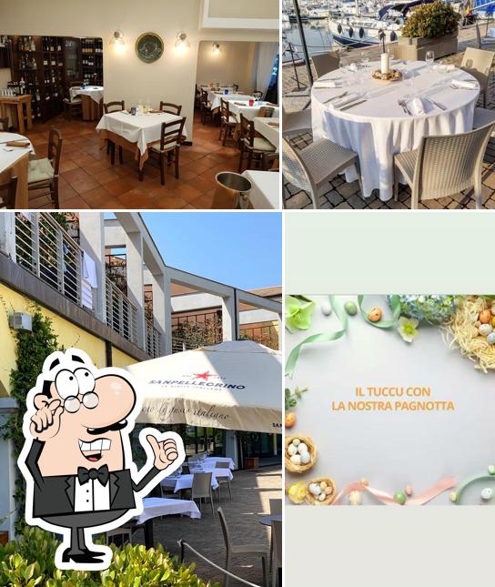 Gli interni di L’Osteria del San Giorgio