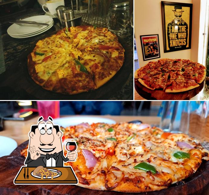 Get pizza at Captain’s Cafe
