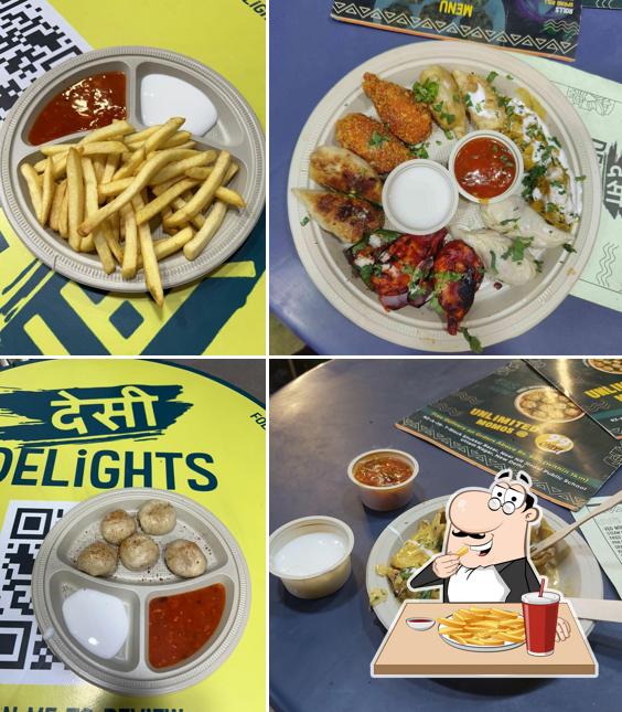 French fries at Desi Delights