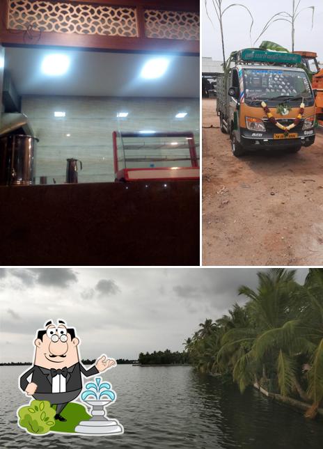 Enjoy the view at the outside area of Hotel Ramanas